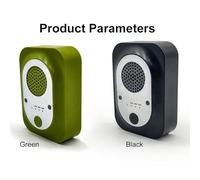 Aumotop Dispositivo Antiladridos para Perros, Dispositivo de Control de Ladridos Recargable con Cobertura área Grande, Seguro para Todas Las Baterías 1500mAh (Negra)