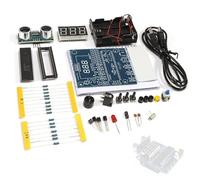 Aumotop Dispositivo de Alarma de Alta Precisión para Medición Distancia para Entusiastas del Bricolaje Pantalla en Tiempo Real Radares Inversos Automóviles con Carcasa Kit Soldadura Electrónica (sin