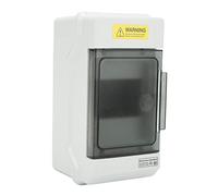 Aumotop Especificación de Instalación de la Caja Distribución Eléctrica Al Aire Libre Caja Distribución Disyuntor Impermeable a Prueba Polvo 8"x3.9"x2.1" para Equipos Prevención Desastres Naturales