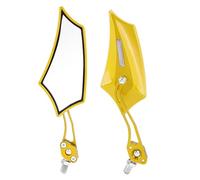 Aumotop Espejos Retrovisores Laterales Universales de Aleación de Aluminio para Motocicleta Duraderos y Duraderos para Todas las Motocicletas y Scooters Púrpura 10 Mm 8 Mm 1 par una Conducción