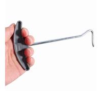 Aumotop Extractor de Clavijas para Tienda de Campaña, Herramienta Acero, Estacas para Toldos, Ganchos Acampar, Deportes Al Aire, Plástico, 16,3 Cm X 8,8 Cm, Gris Plateado