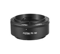 Aumotop FOTGA Anillo Adaptador de Montura de Lente Aleación Aluminio Alta Precisión para Cámara a Z6 Z7 Z50 Z-Mount, Negro