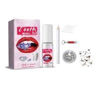 Aumotop Gemas para Dientes, Adornos para Dientes de Cristal, Joyería, Decoración de Color Claro, Herramienta Mujeres Encantadoras con Sonrisa y Confianza