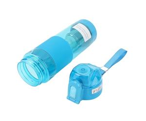 Aumotop Generador de Hidrógeno Taza de Agua Filtro Alcalino Botella a Prueba Fugas para Viajes para Bienestar y Mejora del Metabolismo, Deportes y Campamentos (azul cielo)