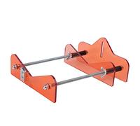 Aumotop Herramienta de Corte de Botellas Bricolaje, Kit Rueda Corte Alta Dureza, Cortador Botellas Vino con Estructura Estable para Reciclaje Arte Vidrio, Varilla Soporte Acero Inoxidable Roja para