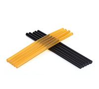 Aumotop Herramientas de Reparación de Abolladuras sin Pintura, Barras Adhesivas Pegamento, 10 Uds., Alta Viscosidad, Negro, Amarillo, Metal, Plástico, Madera