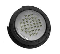 Aumotop Humidificador Deshumidificador con Cubierta para Orificio de Sonido de Guitarra para Guitarra Acústica, Clavijas Afinación, Pedal Efectos Musicales Pasatiempos, Plástico + Goma 5,5 X 4,7 X