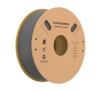 Aumotop Hyper PLA Filamento 1,75 Mm Material de Impresión 3D de Alta Velocidad Gris para Impresora 3D FDM (Gris)