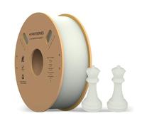 Aumotop Hyper PLA Filamento 1,75 Mm Material de Impresión 3D de Alta Velocidad Gris para Impresora 3D FDM (Blanca)