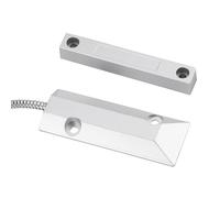 Aumotop Interruptor Detector Magnético, Contactos de Sensor Magnético Fuerte, Sensor de Alarma de Seguridad de Puertas y Ventanas con Cable de Fácil Instalación