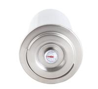 Aumotop Jamonero, Acero Inoxidable Profesional Saludable Casero Carne Prensa Cocina Tocino Fabricante con Termómetro Caldera Olla Sartén Estufa para Jamón Tocino Hacer Uso Doméstico