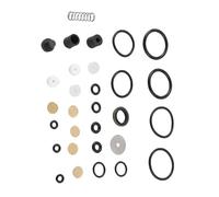 Aumotop Juego de Anillos de Pistón con Anillo Sellado PVC Metálico Alta Presión 30 Mpa para Piezas Repuesto Compresor Aire PCP, Adecuado para Compresores Aire y Bombas PCP