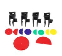 Aumotop Juego de Plantillas de Carpintería, Herramienta Duradera Multifuncional para Proyectos Carpintería, Longitud 15-18mm