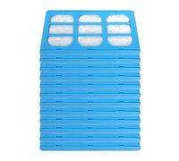 Aumotop Juego de Repuesto de Filtro Fuente Agua para Mascotas 12 Cartuchos Algodón Carbón Activado para Fuentes Cat Mate y Dog Mate Mejorador Agua Limpia Mascotas Azul 10,9 * 5,4 Cm