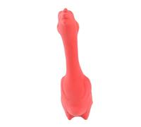 Aumotop Juguete Interactivo para Perros Que Gritan, Pollo, Duradero, Resistente a Las Mordeduras, Sonido Al Apretar para Perros de Todos los Tamaños, Lactopreno Natural (Roja)