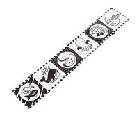Aumotop Juguete Suave para Libros de bebé con Patrones en Blanco y Negro de Alto Contraste, Libro Tela Portátil para Entrenamiento Capacidad Agarre, Uso Doméstico y Viaje (Fruta)