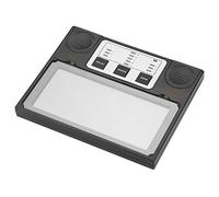 Aumotop Lente de Soldadura con Oscurecimiento Automático del Panel Solar con Ventana de Visión Grande para Máscara Soldadura, Sensor Estable para Soldadores, 110 * 90 Mm, Ideal Prevenir