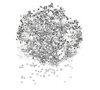 Aumotop Lentejuelas en Forma de Estrella sin Agujero para Mascotas DIY de 50 G para Ropa y Fiesta, Mano Obra Exquisita, Tamaño 3 Mm, Plateado/dorado/rojo/verde, Accesorios Ropa (Plata)