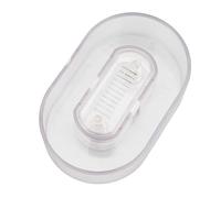 Aumotop Limpiador Recortador de Barba, Herramienta de Afeitado Portátil Eficiente para Cortadora Barba Tipo Empuje Manual para Uso Doméstico (Transparente)