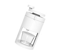 Aumotop Máquina para Hacer Hielo Raspado Máquina para Hacer Hielo Manual Triturado Portátil Conos de Nieve Fácil de Operar Granizados Cócteles - Blanco