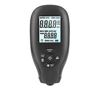 Aumotop Medidor de Espesor de Película Revestimiento Automóvil Probador Espesor Pintura 0~2000 um con Pantalla LCD Sonda Alta Sensibilidad para Automóvil ABS Color Blanco (Negro)