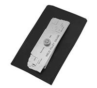 Aumotop Medidor de Soldadura de Filete Acero Inoxidable Duradero para Recipientes a Presión y Tuberías Medición Rápida y Precisa 1 Juego Métrico e Imperial