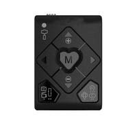 Aumotop Mini Control Remoto Inalámbrico BT para Hohem ISteady M6/Pro 4/Mobile+ Estabilizador de Cardán Transmisión Conveniente de 10 M - Negro/Blanco para una Grabación Video (Negra)