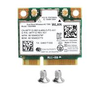 Aumotop Mini Tarjeta WiFi Inalámbrica PCI-E de Doble Banda para 7260 AC, Módulo de Red BT 4.0, Transmisión Alta Velocidad para Portátiles