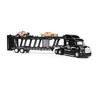 Aumotop Modelo de Camión de Aleación 1:48 con Efectos Sonido Ligeros, Vehículo Extraíble para Niños, Colecciones, 35 X 5 X 7 Cm, Viene con 2 Mini Coches