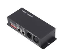 Aumotop Módulo Controlador DMX de 3 Canales para Lámpara LED RGB, Estable y Cómodo de Usar para Representaciones Teatrales, 5V~24VDC