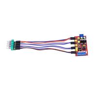 Aumotop Módulo de Control de Tono Preamplificador HiFi NE5532 Ajuste Volumen Equilibrio Graves y Agudos Doble Chip para Audio 1 Placa Control Tonos, 8 Accesorios