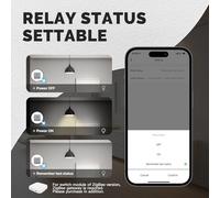 Aumotop Módulo de Interruptor de Control por Voz con Múltiples Métodos Instalación para una Fácil Configuración y Control, Compatible con Home y, IP20 a Prueba Agua, para Uso Residencial, 3.0