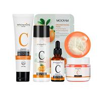 Aumotop MOOYAM Vitamina C Set Set Aclarador de Vitamina C para Eliminación de Melanina y Rejuvenecimiento la Piel, Ideal como