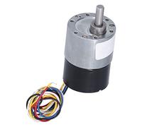 Aumotop Motorreductor CC sin Escobillas de Alta Torsión, Rendimiento Reversible de bajo Ruido para Ventanas y Puertas Eléctricas, Diámetro 37 Mm (45RPM)