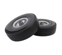 Aumotop Neumático de Goma Sólida de 10 Pulgadas, Neumáticos Repuesto Duraderos para Carretilla, 2 uds., para Carretilla Mano, Generador