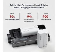 Aumotop NP-F970 Batería de Gran Capacidad de 6600 MAh para Monitor Cámara Luces Video LED con Puerto Carga Tipo C e Indicadores para Monitorear el Uso (4400mAh)