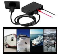 Aumotop Panel de Control de Pantalla Táctil 6 Bandas, Panel Interruptor LED Resistente Al Agua para Barco, Coche, Camión, Universal