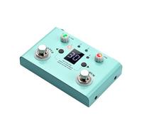 Aumotop Pedal de Efecto Lost Tempo con Afinador de Alta Precisión, Looper y Caja Ritmos Compacto 2 en 1, Ideal para Guitarristas y Bateristas, Construcción Aleación Zinc (Sin ajuste de velocidad)