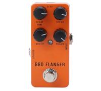 Aumotop Pedal Flanger Analógico Mini Ligero con Bypass Verdadero para Guitarra Eléctrica y bajo Rendimiento Aleación de Aluminio