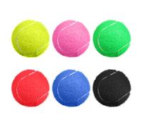 Aumotop Pelotas de Tenis Profesionales Duraderas de Gran Altitud, Excelente Rebote para Entrenamiento y Masaje, Paquete 6, Color Amarillo