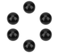 Aumotop Perilla de de Bola Roscada M12 Negra Larga Vida útil, 6 Piezas para Máquinas Herramienta, Operación Conveniente en Varios Campos