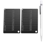 Aumotop Placas de Respaldo de Frase Semilla Aleación Aluminio Ignífugas, Herramienta Respaldo Duradera para Mnemónicos Criptomonedas, Gran Regalo para Titulares Bitcoin