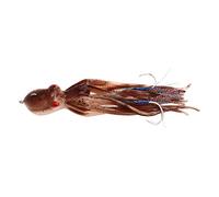 Aumotop Plantillas de Calamar de Simulación Realista 250g con 10 Tabletas Tinta para Pesca en Agua Salada, Señuelos Pulpo para Aventuras en Aguas Profundas