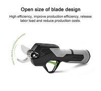 Aumotop Podadora Eléctrica, Tijeras de Podar Inalámbricas Eficientes para Herramienta de Jardinería árboles Bonsái, Cortador Ramas árboles Frutales 0-22mm, Portátil/ligero