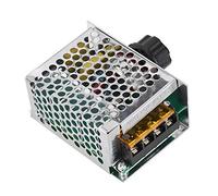 Aumotop Potente Regulador de Voltaje de 4000 W, Atenuador 220 V para Control Temperatura, Amplia Aplicación para Calentador Agua, Lámparas, Motor Pequeño, Carcasa Aluminio Duradera