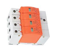 Aumotop Protector contra Sobretensiones 4P 20kA 420vAC Fácil de Instalar para Electrodomésticos Material PC Ignífugo