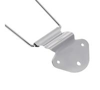 Aumotop Puente de Cordal Trapecio de Guitarra 6 Cuerdas, Accesorio Reemplazo Guitarra Eléctrica Jazz, Cordal Cuerpo Hueco Delgado para Actualizar el Rota, Opciones Color Dorado o Plateado (Plata)