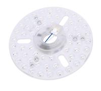 Aumotop Reemplazo de Luz de Ventilador LED 24W Función Memoria Temperatura 3 Colores para Luces Ventilador Techo, Luces Colgantes Aluminio 6,3 Pulgadas