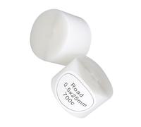 Aumotop Revestimiento de Goma Protector de Tubo Transparente 0,5mm Espesor, Antipinchazos, Que Proporciona una Barrera Física para Bicicletas 29 Pulgadas, 2 uds. (700C)