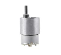 Aumotop Robusto Motor Eléctrico de Caja de Cambios DC12V 37 Mm, Reducción 3,5 RPM para Diversos Entornos Trabajo (3,5 RPM)